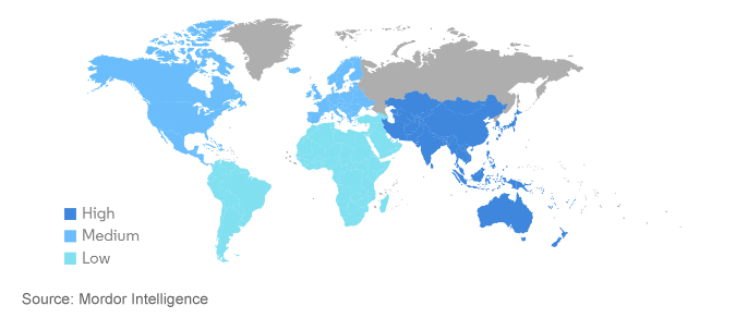 Smart Meters Market - Growth Rate by Region